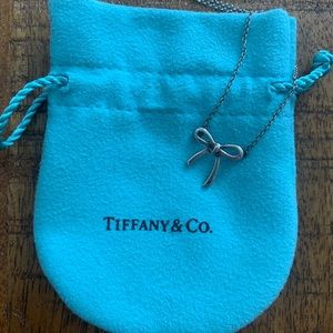 Authentic Tiffany & Co. Bow Necklace